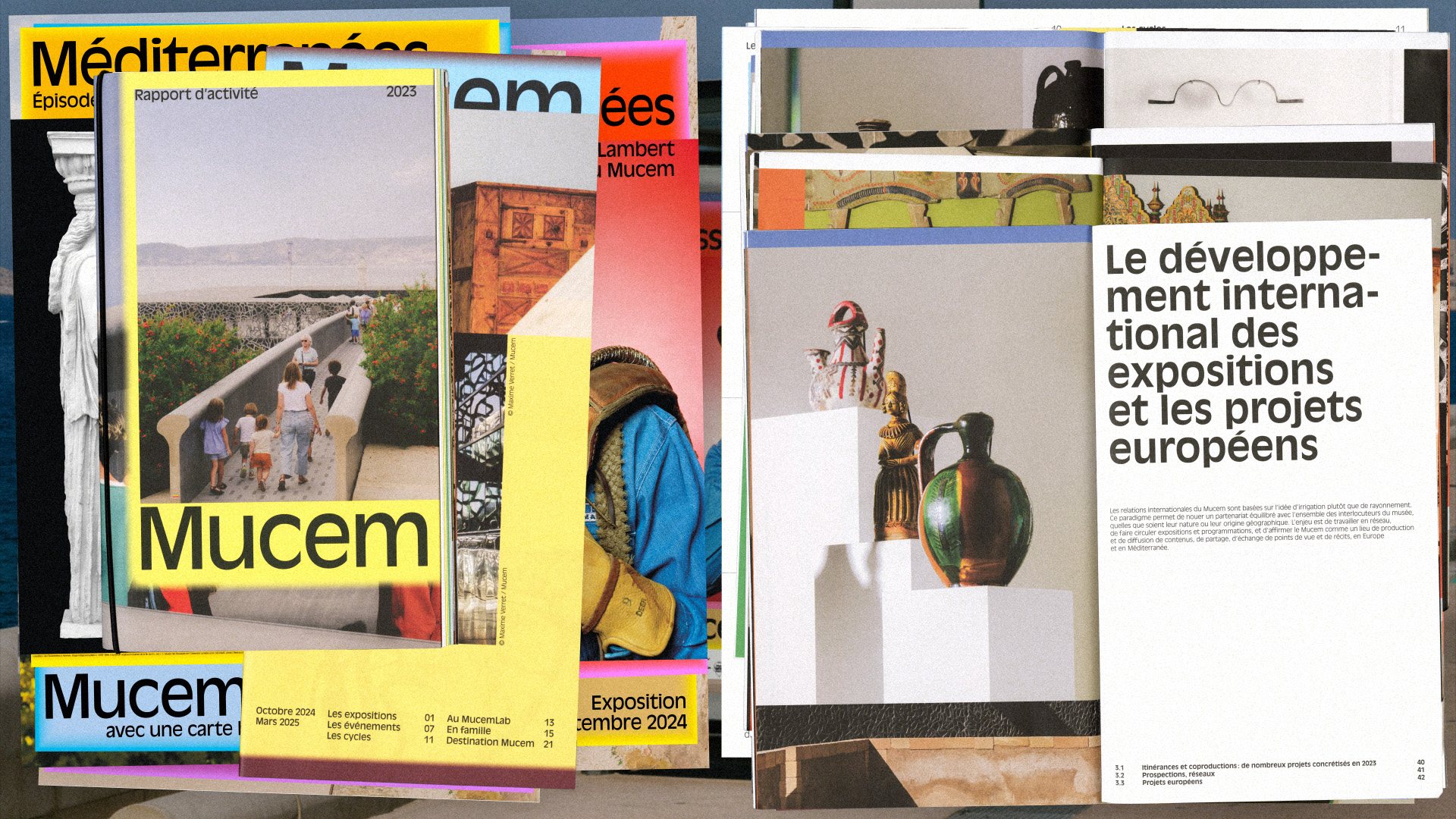Mucem — affiches et doubles pages de publications, vue 26 — Les Graphiquants